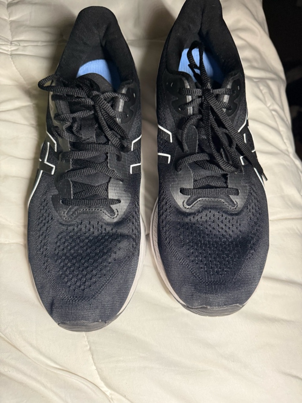 Oasis Black Athletic Shoes with White Accents